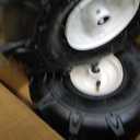 AR-PRO 11x4.00-4 Tiller Tire and Wheel Set, 3/4" Axle Bore, 2-Pack