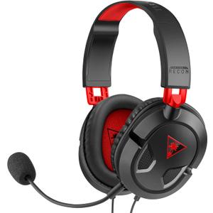 Turtle Beach Recon 50 Wired Gaming Headset - PC, Mac, PS4, PS5, Xbox Series X|S & Xbox One, & Mobile/Tablet with 3.5mm Removable Mic, 40mm Speakers, & In-line Controls  Black