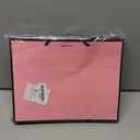 Ethhqu 12 Pack Gift Bags with Handles Include Tissue Papers & Cards, Medium Size 12.6x10x4'' Thank You Gift Bags Medium Size for Birthday, Mother's Day, Wedding, Bridesmaids (Pink and Black)
