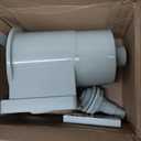DeeprClean Through Wall Skimmer for Above Ground Pool, Heavy Duty Wall Mount Pool Skimmer Kit, Universally Fits All Standard Pool Wall Openings, In Wall Pool Surface Skimmer for Above ground Pool-Gray