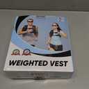 VBSD Weighted Vest Woman, Weight Vest for Women Men Body Weight Vests for Walking Strength Training Running Workout Jogging Fitness, 12lb