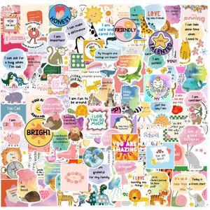 218Pcs Motivational Stickers for Kids, Positive Affirmation Stickers Cute Animal Scrapbook Sticker for Adult Inspirational Encouraging Mental Health Sticker Decals for Water Bottle Journal (quote217)