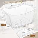 2 Pack Ice Bucket for Parties Beverage Tub with 2 Ice Scoops, Beer Ice Bucket Drink Cooler Beer Champagne Bucket Drink Chiller Tub Ice Cube Bin for Freezer Cocktails Wine Cooling Mimosa Bar Supplies (EXP 02/01/26)