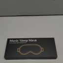 Sleep Mask with Bluetooth Headphones, Removable 3D Contoured Cup, Wireless Eye Mask for Sleep, Sleeping Headphones with Thin Stereo Speakers for Men, Women, Travel, Relaxation - Black