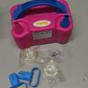 Electric Balloon Pump, Portable 2 Modes Balloon Blower Machine with 14 Balloon Arch Kits, Air Pump for Balloon, Balloon Inflator for Party Decoration (Rose red)