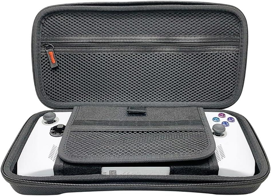 Voikoli Protective Eva Hard Shell Case Compatible with Asus Rog Alloy 7''2023/Asus Rog Ally X 2024,Shockproof,Stylish and Durable Black-b