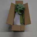 Tifuly Fake Hydrangea Artificial Flowers with Vase 4pcs Real Touch Faux Hydrangea with 3pcs Eucalyptus Stems for Wedding Centerpiece Home Party Table DecorationPink