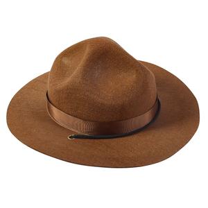 Funny Party Hats Ranger Hat - Brown Drill Sergeant Military Campaign Hat