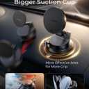 LISEN Qi2.2 25W Magsafe Car Mount Charger,[More Stable & Faster Charging] Suction Cup Phone Mount, Wireless Car Charger 25W Magnetic Car Phone Charger for iPhone 17 16,15W for iPhone 17e 15 14 13 12