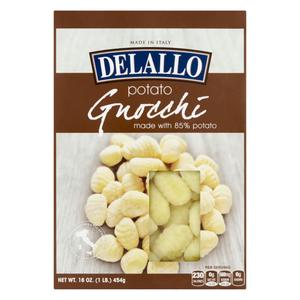 DeLallo Traditional Italian Potato Gnocchi, 1lb (16 Ounce (Pack of 1)), Best By: 04/01/26
