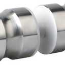 Alise Shower Glass Door Handle,Sliding Shower Doors Knob,Double Side Back-to-Back Pull Hardware Replacement Parts for Glass Doors,Solid SUS304 Stainless Steel Brushed Nickel