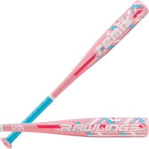 Rawlings | Remix T-Ball Bat | USA Baseball & Softball | -12 Drop | 2 1/4" Barrel | 1 Pc. Aluminum, 24" (Pink, Blue, White)