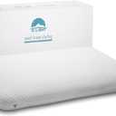 DLIGHT BD Slim 3.2" Stomach Sleeping Memory Foam Pillow-Thin, Flat, Soft Yet Supportative for Belly, Back& Stomach Sleepers