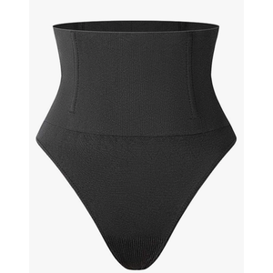 Hey Girl Women Thong Panty Shaper High Waist Tummy Panties Slimming Underwear Waist Trainer Briefs Butt Lifter Shapewear M