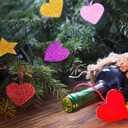 Tatuo 600 Pieces Glitter Foam Stickers Adhesive Hearts Foam Star Stickers Valentines Day for Arts Craft, Greeting Cards, Scrapbook Decoration (Glitter and Star)