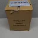 Compost Bin, LALASTAR Compost Bin Kitchen Counter with Lid, Made of Sustainable Bamboo Fiber, Odorless Indoor Compost Bin, 1 Gallon, Cream, Square