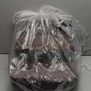 Lesure Dog Stairs for High Beds Extra Wide Foldable Pet Steps 3-Steps for Medium Small Dogs and Old Cats with CertiPUR-US Certified Foam and Non-Slip Bottom, Brown