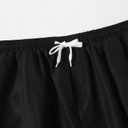 IFFEI Family Matching Mommy and Me Swimsuits One Piece Swimwear Modest Bathing Suits Beachwear for Beach Pool Vacation (Black, L)