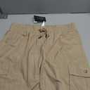 Hugut Women's 9" Hiking Cargo Shorts Quick Dry Lightweight Summer Shorts for Camping Travel Golf 6 Pockets Khaki (Color: Beige) Large