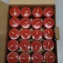 15 Hour Red Votive Candles, Unscented 1.5 Inch Diameter Wax Candles for Wedding, Party & Home, 1.5"D x 2.25"H