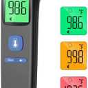 No-Touch Forehead Thermometer for Adults, Infrared Digital Baby Thermometer for Kids, Accurate Reading with Large Display, Mute Mode, Memory Recall, Fever Alarm