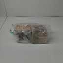 Set of 2 Water Hyacinth Handwoven Tissue Box Cover, Natural Handmade Wicker Napkin Box Holder, Handcrafted Square Facial Tissue, Rustic Decorative on Table and Bathroom, Office, Boho Decorative