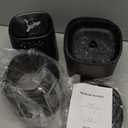 Automatic Cat Feeder and Water Fountain, 4L/16 Cups Timed Cat Dry Food Dispenser, 10s Meal Call, 20 Portions 6 Meals Per Day, 2L Cats Fountains for Drinking with Filter, Pet Feeder for Dog Black