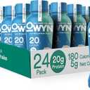 OWYN Only What You Need Plant Based Protein Shake, 20g Vegan Protein from Organic Pumpkin Seed, Flax, Pea Blend, Prebiotic Supplement, Superfood Greens, Gluten & Soy-Free (Vanilla, 24 Pack) (BBD 17 DEC 2026)