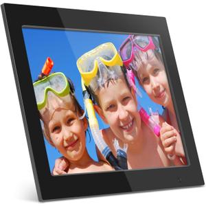Aluratek 15" LCD Digital Photo Frame w/4GB Built-In Mem & USB SD/SDHC Support (ADMPF315F)