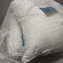 Oubonun 18 x 18 Throw Pillow Inserts, Firm and Fluffy Decorative Square Pillows for Couch Bed Sofa with Soft Cotton Cover White Cushion with Down Alternative Pack of 2