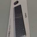 Logitech MK470 Slim Wireless Keyboard and Mouse Combo - Modern Compact Layout, Ultra Quiet, 2.4 GHz USB Receiver, Plug n' Play Connectivity, Compatible with Windows - Graphite