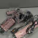 Farery 4-in-1 Rotating Blow Dryer Brush Set | Oval Volumizing Barrel, 1.5" & 2" Rotating Brushes, and Diffuser | All-in-One Hot Air Brush for Fast Drying, Volumizing, and Smoothing