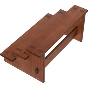 Retro Tiered Display Stand for Jewelry and Figurines Sturdy Retail Display Shelf Vintage Design for Household Use