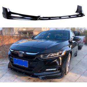 Front Bumper Lip Compatible with 2018-2020 Honda Accord, ACR JDM Style 5Pcs Air Dam Spoiler Splitter Fit for EX EX-L LX SE Sport Touring Hybrid, Protection Body Kit (Glossy Black)