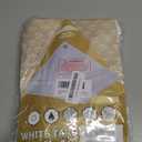 RAINDEWAY Small Tarps 4x10 Feet Tarp Waterproof,7Mil Thick,Finished Size,UV Resistant,Multipurpose Poly Tarp Cover with Metal Grommets and Reinforced Edges,White Tarps