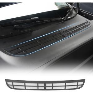 TOPABYTE Air Intake Vent Grille Cover for Tesla Model Y Juniper 2025 2026 Air Vent Cover Air Flow Vent Intake Protective Air Conditioning Grille Grid Mesh Inlet Guard Model Y Launch Series Accessories