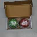 BEAN LIEVE Yes No Button - Answer Buzzers Set of 2 Buzzers for Game Show Yes Button and No Button with Sound Used for Classroom&Gag Gifts