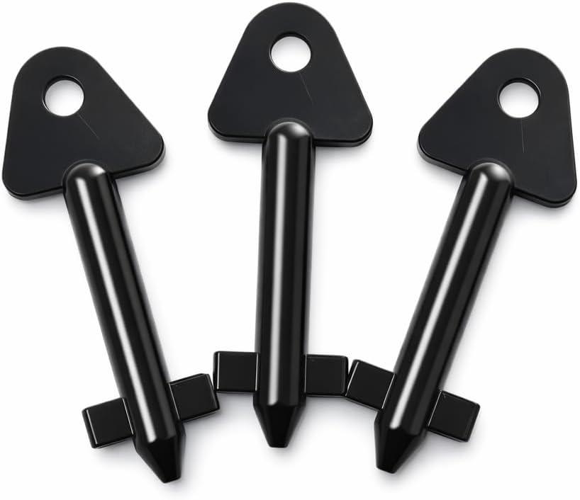 770767 Dispenser Cross Key Replacement, 3-Pack, Compatible with for Kimberly Clark JR-T Junior, in-Sight and Windows Bath Tissue Dispensers