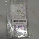 RALEAVO for iPhone 17 Case Compatible with MagSafe Clear Floral Cover with Flower Branch Pattern for Girls Women Slim Cute Hard Back Shockproof Phone Case for iPhone 17,Transparent