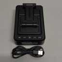 TechGlow Foldable Cellphone Stand with Bluetooth Speaker and Charging Function Birthday Gifts for Men Women Mother Father Boy Girl Teens Cool Tech Gadgets (Black)