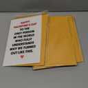 PUGAILA Humorous Valentine's Day Card for Boyfriend Girlfriend Husband Wife Fiancé Fiancée, Funny Galentine's Day Card Gift for Bestie Best Friend Sister, Unique Valentine's Day Gift for Her 9 pcs