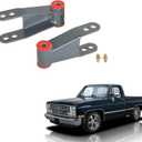 2 Inch Rear Adjustable Leveling Lowering Shackles Drop Kit Replacement for 1973-1987 C10