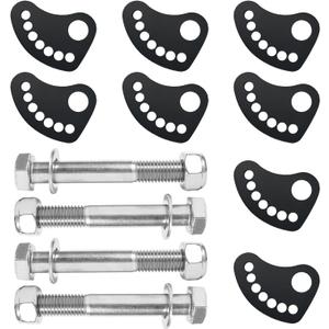 Upper Control Arm Alignment Cam Bolt Kit for Chevy Silverado GMC Sierra 1500 2500 3500 2WD 4WD 1999-2019, 4 Pack Alignment Caster/Camber Hardware Kit