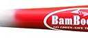 BamBooBat by Pinnacle Sports Equipment INC. Youth Durable Bamboo Baseball Bat for Players Aging 5-13 Years Old - (28, Black), Color: White Handle/Red Barrel
