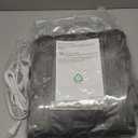 Mlivrom Heated Throw Blanket with 1-9 hrs Timer Auto-Off & 8 Heating Levels, Flannel Electric Blanket Full Body Warmth, ETL Certified & Machine Washable (50''60'', Grey)