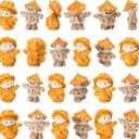 Geelin 24 Pcs Thanksgiving Mini Resin Scarecrows Autumn Miniature Figurines Tiny Resin Scarecrows Small Figurine for Thanksgiving Autumn Harvest Party Decor Festival Favors Home Kitchen Office Gifts