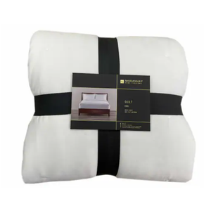 Modavari Home Fashions Quilt Full/Queen, White