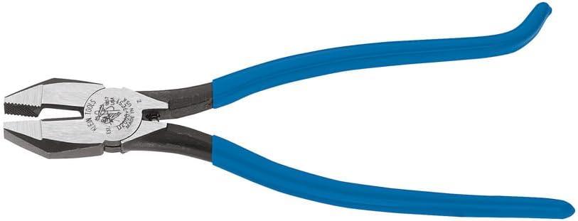 Klein Tools D2000-7CST Diagonal Cutters, Slim Head Linesman Pliers is Spring Loaded, Heavy-Duty Ironworker Pliers Cut ACSR, Screws, and More
