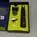 Philips Norelco OneBlade 360 Pro Hybrid Electric Shaver & Trimmer, with 12-in-1 Comb, QP6531/70 (Black/Lime Green)