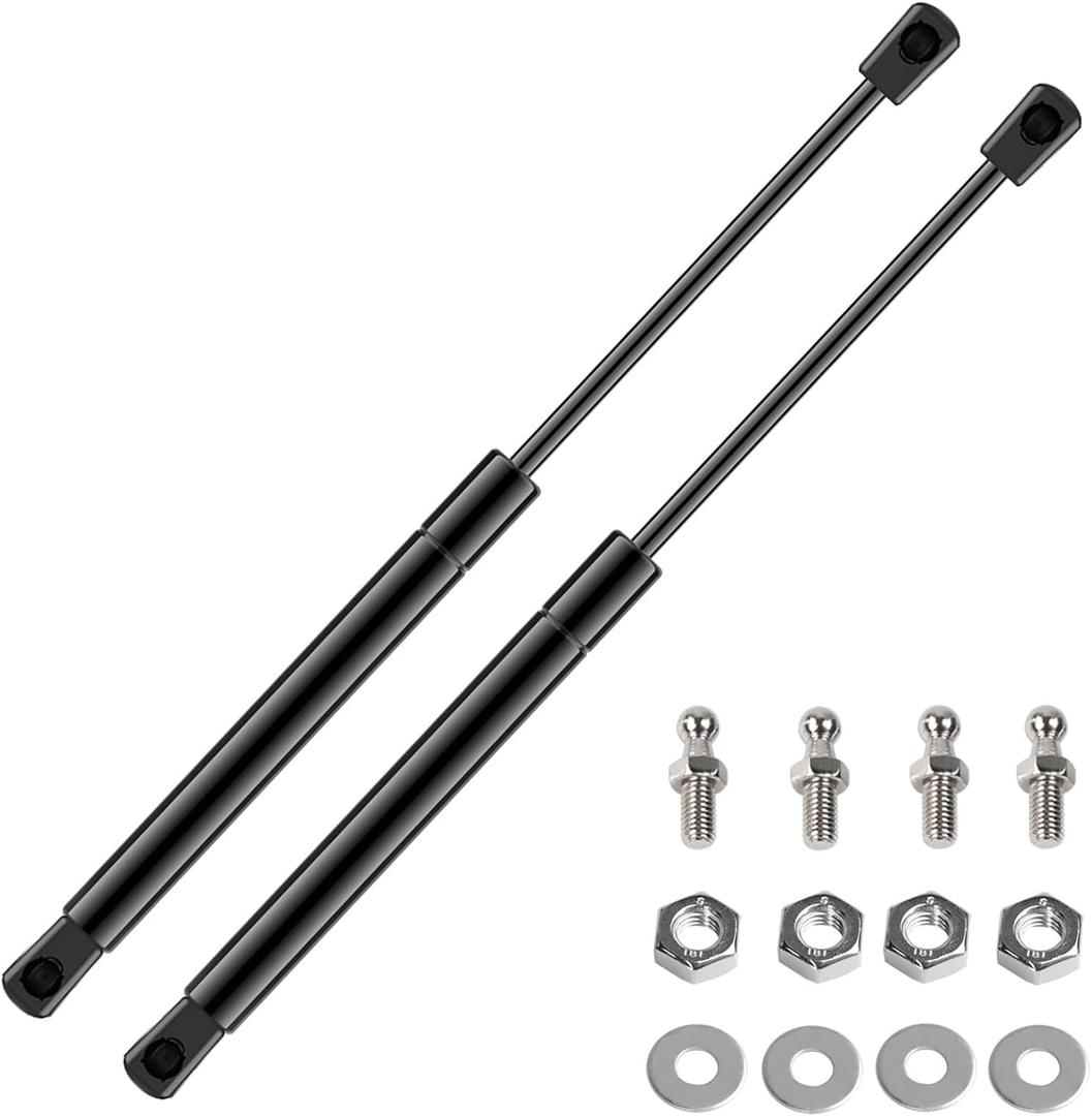 2 Pcs Gas Struts 17 Inch 55 lbs Prop Shock Lift Springs Rod Struts for RV Bed Floor Hatch Heavy Duty Box Lid Tool Box Outdoor Cabinet Boat Bed Cover Door Lid C16-04445 C16-04445